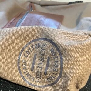 Leeds Vintage Fields & Co Collection Tan Canvas Bag